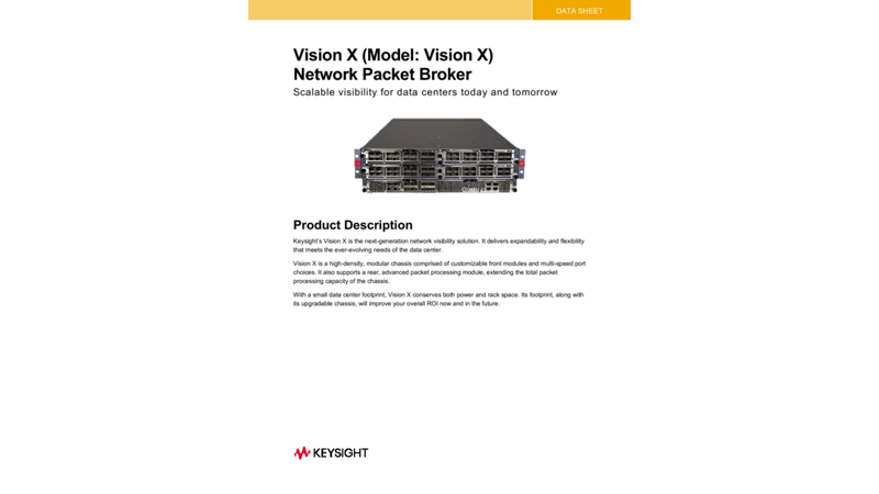Vision X (Model: Vision X) Network Packet Broker